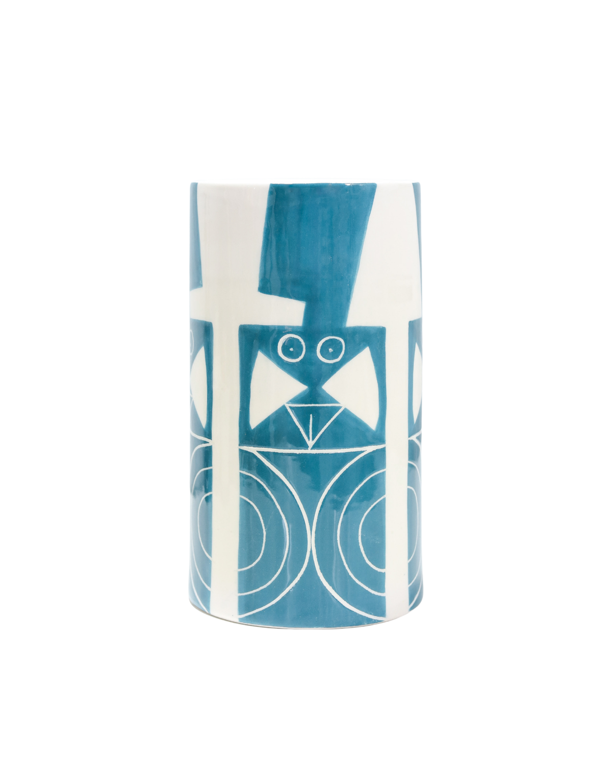 Peacock Blue | Medium Women Vase