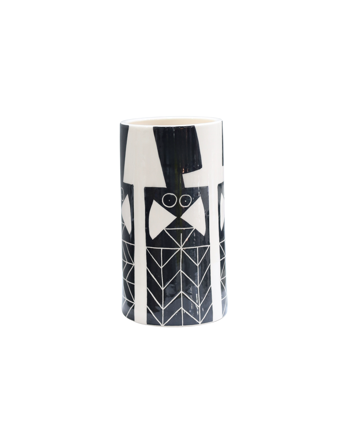 Black | Medium Women Vase