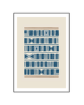 Peacock Blue Print | Geometric I