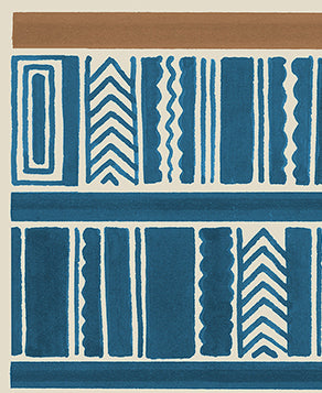 Peacock Blue Print | Geometric II